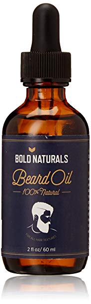 100% Natural Men's Beard Oil Leave-In Conditioner and Softener and beard growth, Stop Itching (60 ML)