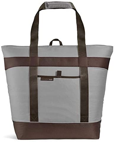 Rachael Ray 5061RR2578 H Jumbo ChillOut Thermal Tote Bag for Grocery Shopping, Transport Cold or Hot Food, Extra-Large Capacity, Insulated, Reusable, Sea Salt, 22.5" X 8" X 17.5"