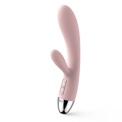 SVAKOM Alice 100% Waterproof Intelligent Rechargeable G-spot Rabbit Vibrator (Pale Pink) .