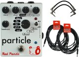 Red Panda Particle Granular Delay Pedal w 4 Guitar Cables