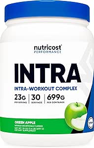 Nutricost Intra Workout Powder, 30 Servings (Green Apple) - Non-GMO, Gluten-Free Supplement