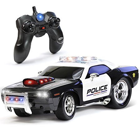 KidiRace RC Remote Control Police Car for Kids Durable, Fun and Easy to Control