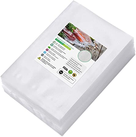 BoxLegend 100 Bags 20cmx30cm Fit for All Vacuum Sealers BPA Free, Heavy Duty, Puncture Prevention, Great for Food Storage, Meal Prep or Sous Vide