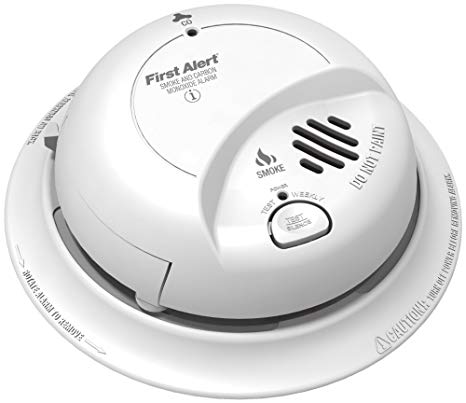 First Alert BRK SC9120B Hardwire Combination Smoke/Carbon Monoxide Alarm with Battery Backup 6 Pack