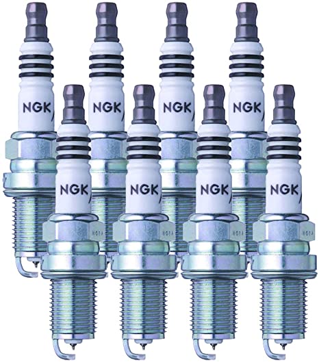 NGK (4469) LFR5AIX-11 Iridium IX Spark Plug (8 Pack)