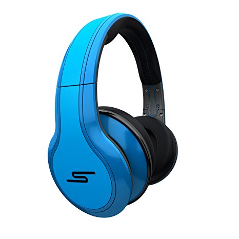 STREET by 50 Cent Wired Over-Ear Headphones - Blue by SMS Audio (Discontinued by Manufacturer)