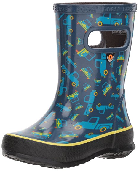 Bogs Kids' Skipper Waterproof Rubber Boys and Girls Rain Boot