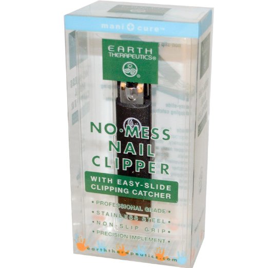 Earth Therapeutics NO-MESS Nail Clipper with Catcher