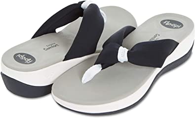 Floopi Flip Flops for Women | Cute Summer Sandals for Women | Comfortable 1.75" Wedge Platform | Thong Open Toe Slides