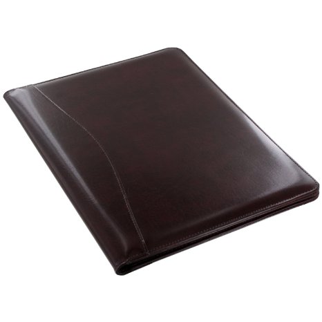 Royce Leather Aristo Padfolio Aristo Italian Bonded Leather Burgundy