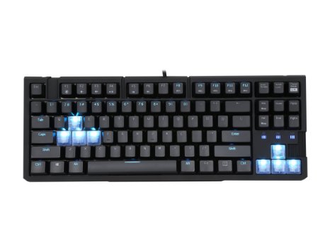 Rosewill RGB80 LED RGB Illuminated Blue Mechanical Switches Gaming 87 Keys Keyboard