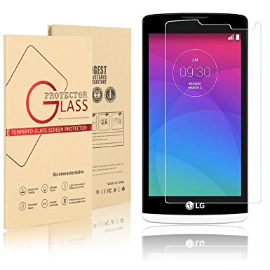LG Leon / LG Tribute 2 Screen Protector, EC™ Premium 0.26mm Ultra-thin 2.5 Board 9H Tempered Glass Screen Protector for LG Leon / LG Tribute 2 (Screen Protector)