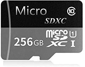 256GB Micro SD Memory Card High Speed Class 10 Micro SD SDXC Card With SD Adapter (256GB)