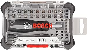 Bosch Accessories 42 pièces Coffret d'embouts de vissage de précision (pour des vis de précision, Accessoires Visseuse) - Amazon Edition