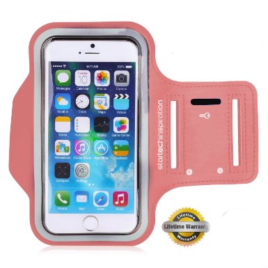 Star Tech Lifetime Warranty Armband For iphone 6 And 6s (Pink)