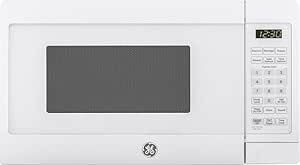 GE GCST07N1WWW Microwave Oven, 700-watt 6 Auto Cooking Settings, Kitchen Essentials for The Countertop, Dorm Room or Apartment, Child-Lock Technology 0.7 Cu. Ft, White