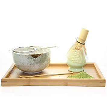 Japanese Matcha Tea Ceremony Connoisseur Set (Beige) by Tealux