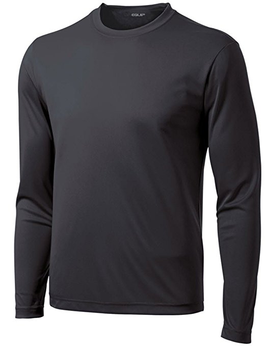 DRI-EQUIP Long Sleeve Moisture Wicking Athletic Shirts