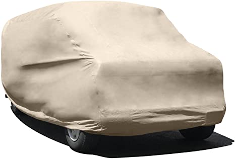 Budge VA-1 Protector IV Cover Tan Size V1: Fits Mini Vans up to 216" Long 4 Layer Reliable Weather Protection, Waterproof, Dustproof, UV Treated