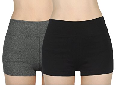 iLoveSIA Womens Knickers Yoga Gym Pants Stretch Boy Shorts