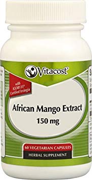Vitacost African Mango Extract IGOB131(R) Certified Irvingia -- 150 mg - 60 Vegetarian Capsules - 2pc