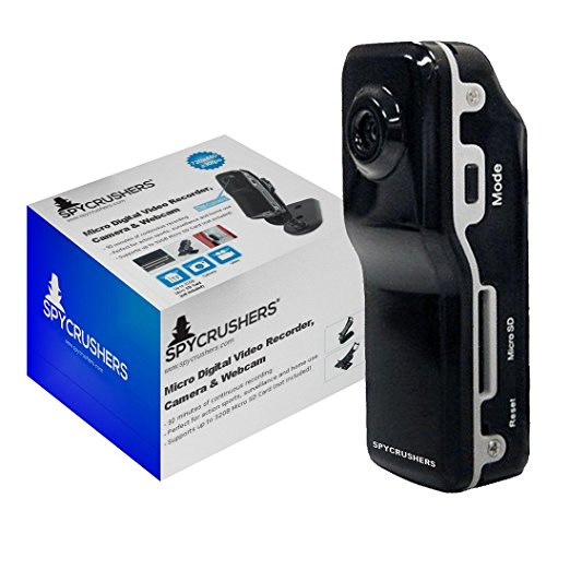 SpyCrushers CR203 Micro Digital Video Recorder, Camera & Webcam