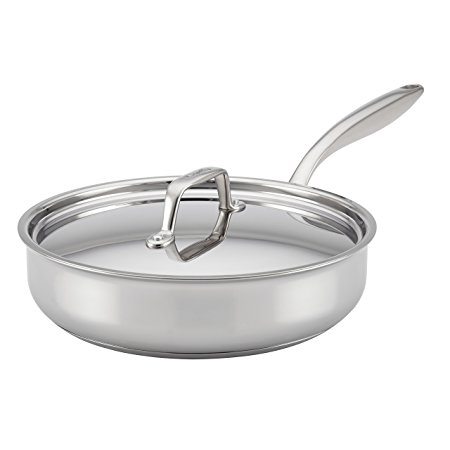 Breville Thermal Pro Clad 3-1/2 quart Covered Saute, Medium, Stainless Steel