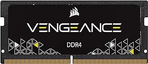 Corsair Vengeance SODIMM 32GB (1x32GB) DDR4 3200MHz CL22 Laptop Memory (Support for 11th Generation Intel Core Processors) Black