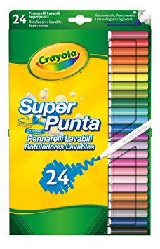 Crayola Supertips Washable - Pack of 24