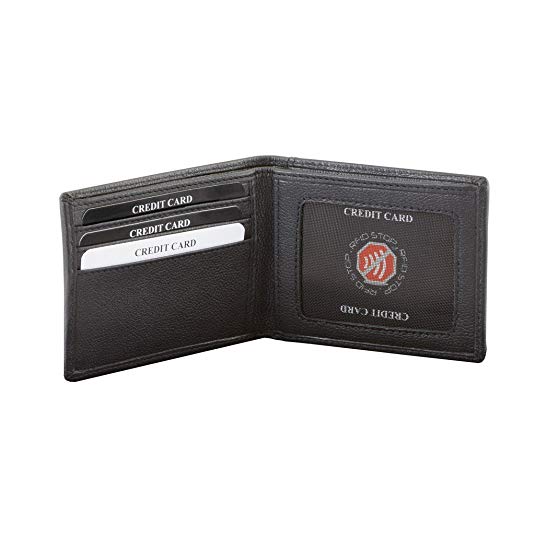 KORUMA Slim Credit Card Mens Wallet - RFID Stop Protection [Certified] - Minimalistic Front Pocket Debit Card Leather Holder - KUK-93 by