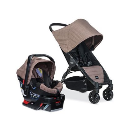 Britax B-Agile 4/B-Safe 35 Travel System, Fossil Brown