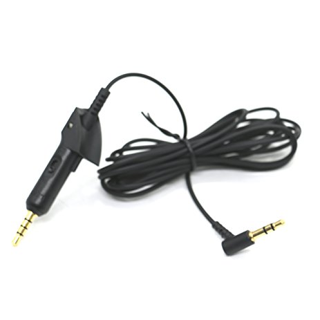 Replacement Cable/ Audio Cable for Bose QC2 QC15 Headphones,Black
