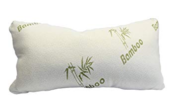 Bamboo Magic Memory Foam Pillow, Filled with Shredded Foam, Luxurious Comfort, Maximum Support for Back and Neck, Hypoallergenic (Queen)