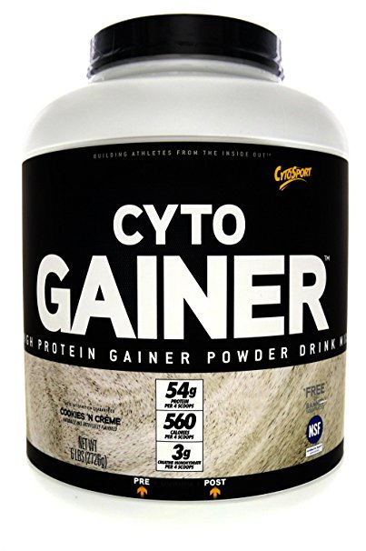 CytoSport CytoGainer Cookies 'N Creme - 6 lb (2726 g)