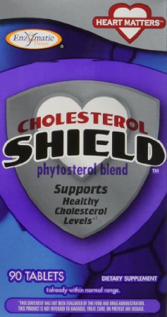 Enzymatic Therapy - Cholesterol Shield, 90 tablets [Health and Beauty]