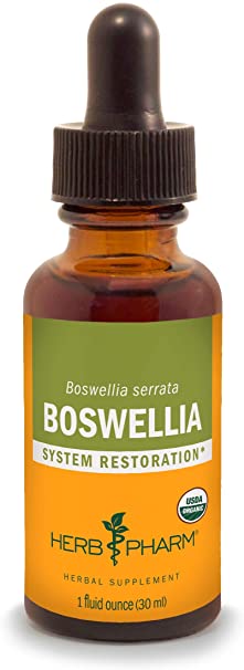 Herb Pharm Certified Organic Boswellia Liquid Extract for Joint Support, 1 Ounce