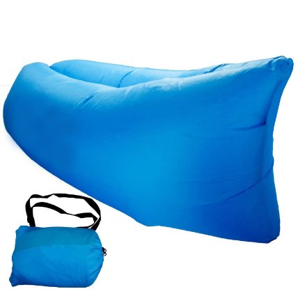 Wilker Outdoor Inflatable Sleep Sofa Nylon Fabric Beach Lounger Convenient Compression Air Bag Hangout Bean Bag Portable Dream Chair