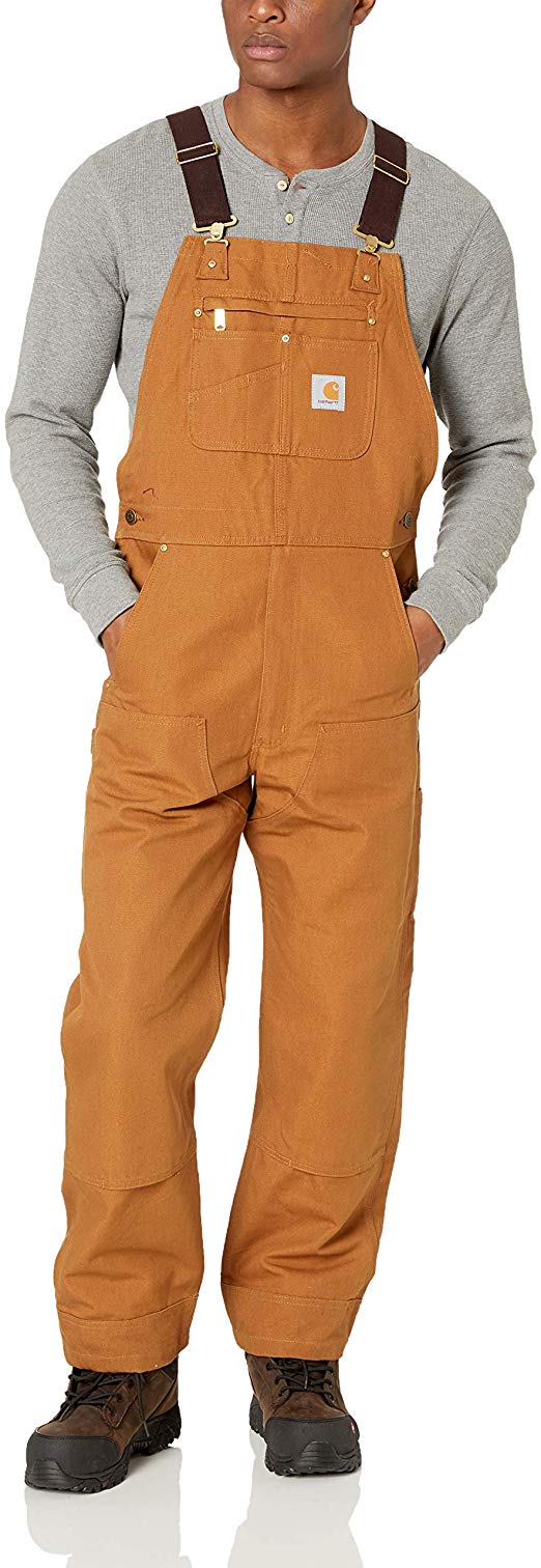 Carhartt Men's New R01 Unlined Duck Bib Overall