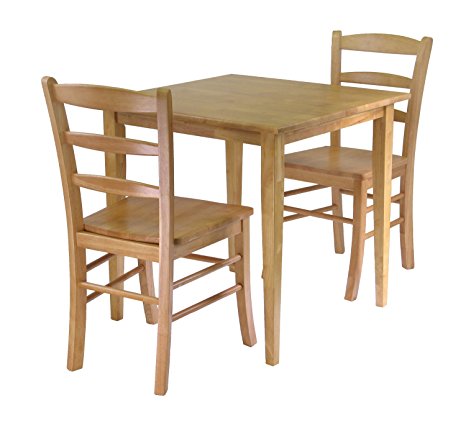 Winsome Groveland 3-Piece Wood Dining Set, Light Oak Finish