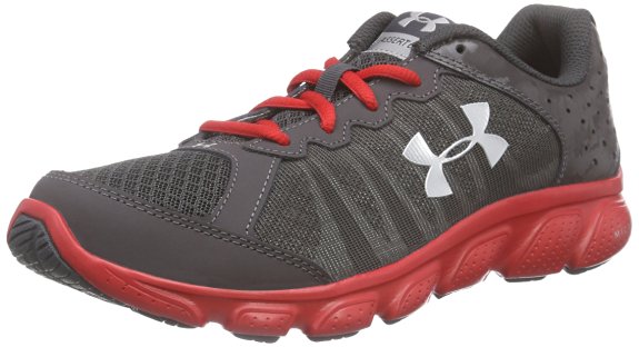 Under Armour Boys' Grade School UA Micro G Assert 6 Running Shoes 6 Charcoal