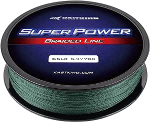 KastKing SuperPower Braided Fishing Line - Abrasion Resistant Braided Lines – Incredible Superline – Zero Stretch – Smaller Diameter – A Must-Have!