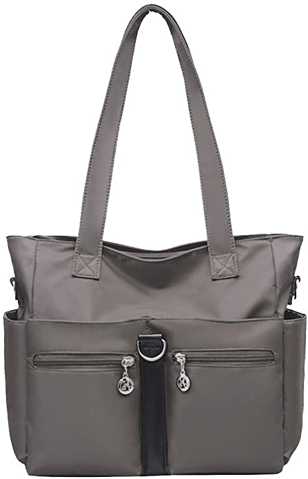 Fabuxry Women Casual Totes Handbags Shoulder Bags Purses Soft Nylon Bag