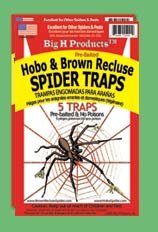 Big H Products Hobo & Brown Recluse Spider Traps Ten Trap Special