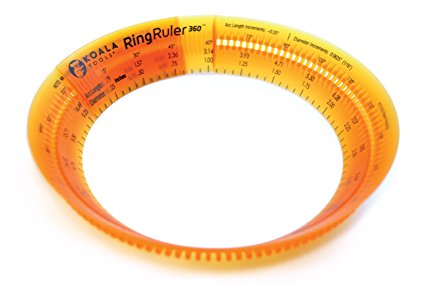Ring Ruler360 Size Adjustable Circular Ruler and Circle-making Tool