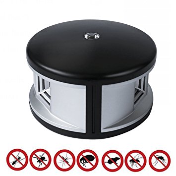 VOLADOR 360° Ultrasonic Rodent Repeller, Indoor Pest Control, Stops Rats, Mice, Roaches, Spiders, Crickets and More Insects, Safe for Human and Pets