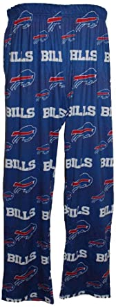 Buffalo Bills Men's Scatter Pattern Pajama Lounge Multi Color Pants