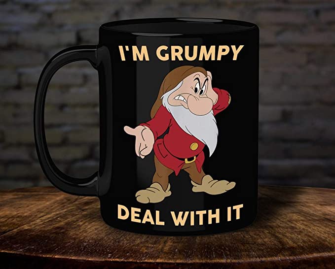 Grumpy Dwarf I'm Grumpy Deal With It Coffee Tea Mug Ceramic Gift 2021 Drink Lover Mug 11 OZ