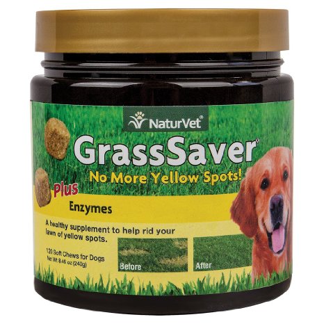 NaturVet GrassSaver Plus Enzymes Soft Chews