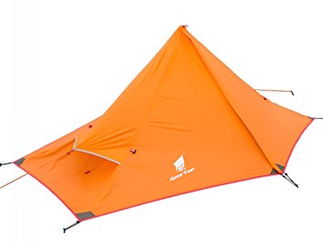 GEERTOP 1-person 3-season 20D Ultralight Backpacking Tent For Camping Hiking Climbing (Pole NOT included)