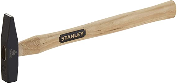 Stanley 1-51-171 Brick hammer 0.22lbs with wooden handle, Black/Tan Brown